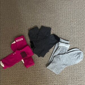 cold weather socks. 3 pairs. Tommy Hilfiger, Euros & unbranded SKIN SOCKS